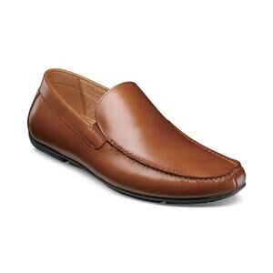 NWT Florsheim Men's Tellaro Moc-Toe Venetian Driver Shoes , cognac-SZ 11.5